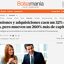 Las fusiones y adquisiciones caen un 32% en enero, pero mueven un 260% ms de capital
